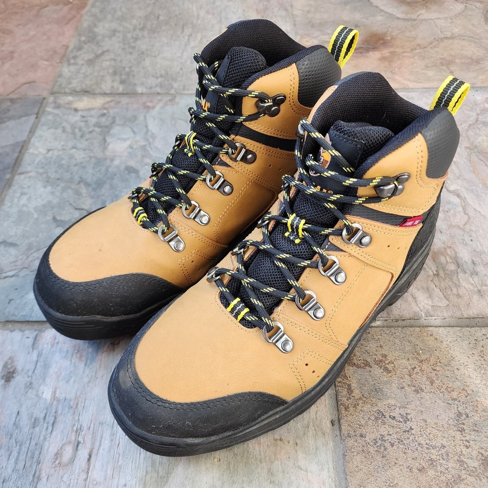 BRAHMA STEEL TOE BOOTS - Mens Sz: 8.5 - Hiking Workwear Construction Safety